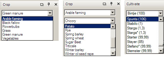 Options for choosing crop and cultivar in NemaDecide 